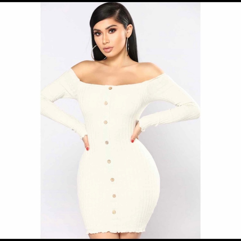 Jacklyn off the shoulder dress Medium
